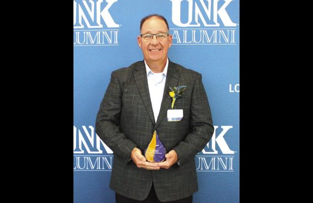Todd Parr, of Gibbon, was the recipient of the University of Nebraska-Kearney Alumni Association’s Distinguished Alumni Award. The 46th Annual Distinguished Alumni Awards were presented during a luncheon on Friday, October 2, in the Gala Room at the Reg