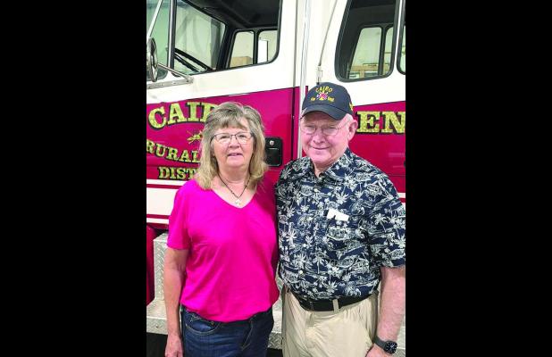 Longtime Cairo residents Nancy and Shawn Harders recently took park in the 2026 Cairo Cornstalk Festival as the grand marshals of the parade. (—courtesy photo)