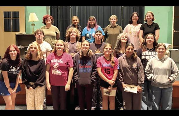 The Gibbon One Act Play students are ready to put on a show for competition and the community. (—courtesy photo)