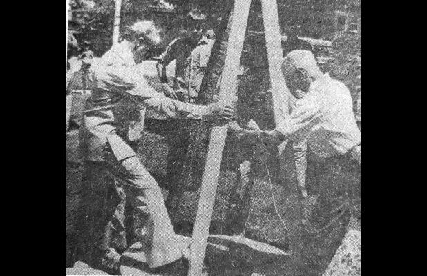 The Gibbon/Shelton Senior Center time capsule was buried on the grounds of the now Gibbon Heritage Center 50 years ago on July 11, 1976. On Sunday, July 5, at 2:00 p.m. the capsule and contents will be unearthed and taken inside the Center for the public 