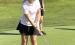 Sophie Schuster watches as her put rolls towards the hole while competing at the St. Paul Invite last Thursday. (—courtesy photo)