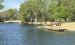New fishing piers and walking areas have been added on and around the lakes at Windmill State Park. (—photo by Steve Glenn)