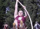 Kyra Wooden will represent Centura at this weekend’s state meet after qualifying in the pole vault, triple jump and long jump at the C-6 District meet last week. (–photo by Steve Glenn) Wooden, Zimmerman earn opportunity to compete at state track meet after district meet