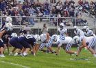 The Gibbon Buffalo defense lines up against the Cross County offense in last Friday night’s hard-fought game on the Cougar’s home field. The Buffaloes fell to 1-1 on the season after falling short of a comeback and met defeat, 14-16. (–courtesy phot Article Image Alt Text