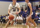 Drake Power gets a step on the Kenesaw defender on his way to the basket last Friday night. (—photo by Jeanette Branson) Drake Power gets a step on the Kenesaw defender on his way to the basket last Friday night. (—photo by Jeanette Branson)
