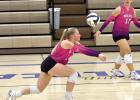 Rylee Codner receives a serve during last week’s LouPlatte Conference Tournament action at St. Paul. (—photo by Andrea Johnson) Rylee Codner receives a serve during last week’s LouPlatte Conference Tournament action at St. Paul. (—photo by Andrea Johnson)