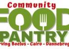 Food box pick up is Wednesday nights at Food Pantry in Cairo