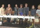 Making up the Shelton Junior High Quiz Bowl team this season are, left to right, Quinn Hellerich, Olivia Cure, Erin Gegg, Owen Johnson, Logan Eustler, Emmalyn Pierson, and Payton Braun. (–courtesy photo) Shelton Quiz Bowl teams continue successful season