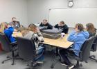 Shelton students have their hearing checked as part of the Mobile Screening Unit brought to Shelton Public School by the Shelton Area Lions Club. (–photo by Steve Glenn) Shelton Area Lions Club sponsors Mobile Screening Unit at Shelton School