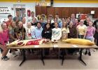 Wood River FFA members were excited to get their first look at their new 3D Meat Models at a recent FFA Meeting and can’t wait to use them in the classroom and for FFA contests. (—courtesy photo)