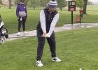 Gibbon’s Jeanmarco Solares tees off at last week’s district meet which was held at Southern Hills Golf Course near Hastings. (–courtesy photo)