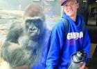 Gibbon High School student Tristan Harwick made a new friend at the Henry Doorly Zoo when he and classmates visited. (–courtesy photo) Gibbon students experience the Henry Doorly Zoo