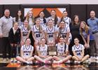 The Shelton girls pose with the District 2-1 championship plaque after defeating Hays Springs in Ogallala last Friday night. The Lady Bulldogs open state tournament play at 9:00 a.m. today (Thursday) at the Pinnacle Bank Arena in Lincoln. (—photo by Jea The Shelton girls pose with the District 2-1 championship plaque after defeating Hays Springs in Ogallala last Friday night. The Lady Bulldogs open state tournament play at 9:00 a.m. today (Thursday) at the Pinnacle Bank Arena in Lincoln. (—photo by Jea