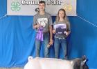 The Jacobs siblings would both earn honors in the FFA Swine show. Emma (right) won Reserve Champion Market Gilt, and Jack won Champion Market Barrow. Article Image Alt Text
