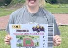 Courtney Dimmitt qualified in the shot put event. Eagles send nine competitors to state