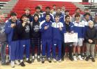 The Gibbon boys wrestling team added a third place finish at the district wrestling meet to their accomplishments this season. (—courtesy photo) The Gibbon boys wrestling team added a third place finish at the district wrestling meet to their accomplishments this season. (—courtesy photo)