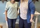 Peggy Krause (left) passed the title of executive director of the Wood River Housing Authority to Amy Osburn at the end of September after serving in that capacity for 28 years. (–courtesy photo)