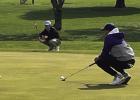 Wood River’s Jeremy Fehringer lines up a putt while competing last Thursday at the Hastings St. Cecilia Invite. (—courtesy photo) Wood River’s Jeremy Fehringer lines up a putt while competing last Thursday at the Hastings St. Cecilia Invite. (—courtesy photo)