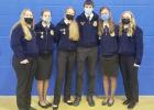 Members of Shelton FFA Senior Parli Pro Team that competed were, left to right, Jett Reilly, Skyler Summers, Taylor Lewis, Kellen Gegg, Jaylea Pope, and Brianna Simmons. (–courtesy photo) Shelton FFA members earn trip to state