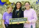 Receiving the Honorary Chapter Degree at the 2026 Wood River FFA Banquet was the Wood River Centennial Community Foundation, represented by Judy Wagoner (left) and Abby Rennau (right) and presented by Kenna Wagoner. (–courtesy photo) Receiving the Honorary Chapter Degree at the 2026 Wood River FFA Banquet was the Wood River Centennial Community Foundation, represented by Judy Wagoner (left) and Abby Rennau (right) and presented by Kenna Wagoner. (–courtesy photo)