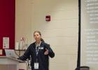 Amanda Thober, physical education and health-strength training teacher at Shelton Public School, was a speaker at the National High School Strength Coaches Association (NHSSCA) national convention recently. The convention, held in Milwaukee, Wisconsin, fe