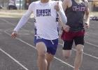 Ivan Tamayo raced to a fourth place finish in the 400 meter dash with a time of 54.2 seconds. (—photo by Alissa Baxter)