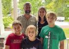 Pastor Matt and Elizabeth Troyer-Miller will serve as grand marshals of the Wood River FunFest Parade this year. Pictured are the Troyer-Millers and their children, front row, Loretta, Ezra, and Fritz; and back row, Pastor Matt and Elizabeth. (–courtesy Pastor Matt and Elizabeth Troyer-Miller will serve as grand marshals of the Wood River FunFest Parade this year. Pictured are the Troyer-Millers and their children, front row, Loretta, Ezra, and Fritz; and back row, Pastor Matt and Elizabeth. (–courtesy