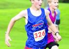 Gibbon’s Dayton Hehner-Holl sprints to the finish line at Centura.