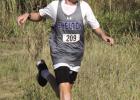 Shelton harrier Harper Thober finished in 11th place on the challenging course at Gibbon last week. He finished the meet a full minute faster than last season on the same course. (–photo by Steve Glenn) Bulldog cross country runners compete at Gibbon Invitational