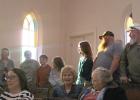 Descendants from original colonists stood during the ceremony and were recognized. (—photos by Dennis Walker)