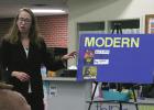 Star Wars was the topic of the Informative speech by Kiersten Bennett. Speech Showcase held at SHS