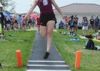 Kyra Wooden qualified for the state meet in the long jump with a first place finish, in the pole vault with a second place finish, and in the 100 meter dash at last week’s district meet. (–photo by Monte Steele/Ravenna News) Centura boys finish district meet as runner up, ladies fourth
