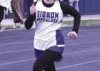Lady Buffalo Claire Clark competes in the 400 meter dash at the recent Kenesaw Invite. (—photo by Steve Glenn) Lady Buffalo Claire Clark competes in the 400 meter dash at the recent Kenesaw Invite. (—photo by Steve Glenn)
