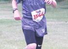The youngest runner on the Shelton cross country team, Harper Thober has made steady improvement all year. (—photo by Steve Glenn) Beware state cross country runners, the Bulldogs are coming to compete, again