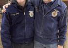 Nick volunteers each year to help judge FFA leadership events at the district and state level. Nick joined his grandson Briggs on the day he received his FFA jacket. Nick wore his high school FFA jacket for the occasion.