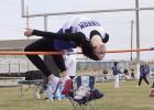 Gibbon junior Karsyn Grimes sails over the bar to take second in the high jump with a leap of 4’ 10”, to help lead the Lady Buffaloes at the Kenesaw Invite last week. (—photo by Alissa Baxter) Gibbon junior Karsyn Grimes sails over the bar to take second in the high jump with a leap of 4’ 10”, to help lead the Lady Buffaloes at the Kenesaw Invite last week. (—photo by Alissa Baxter)