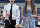 Student Council Academic Athletes of the Year are seniors Jaxson Ohlman and Erin Gegg.