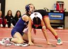 Ila Jurgens works for a takedown on her way to a bronze medal in the 100 pound division. (—photo by Doug Kuskie) Ila Jurgens works for a takedown on her way to a bronze medal in the 100 pound division. (—photo by Doug Kuskie)