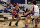 Gibbon’s Tyler Weismann makes a move on a St. Paul defender during action in the LouPlatte Conference Tournament last week. (–photo by Jose Lopez) Article Image Alt Text