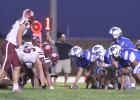 District and LouPlatte Conference rivals Centura Centurions and Gibbon Buffaloes line up in the trenches on the field in Gibbon last week. The evenly matched teams battled to a 0-0 tie at halftime before the Centurions found ways to score in both the thir Article Image Alt Text