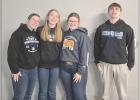 The Shelton FFA Agriculture Sales team, left to right, Ellie Morgan, Justin Wiehn, Kaycee Tompkin and Justine Pope, earned second place at the recent Career Development Events competition in Grand Island. (—courtesy photos) The Shelton FFA Agriculture Sales team, left to right, Ellie Morgan, Justin Wiehn, Kaycee Tompkin and Justine Pope, earned second place at the recent Career Development Events competition in Grand Island. (—courtesy photos)