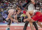 Shelton’s Dominick Larraga placed third in the Class D 175 pound bracket, losing only to the eventual champion from Sutton. Shelton’s Dominick Larraga placed third in the Class D 175 pound bracket, losing only to the eventual champion from Sutton.