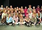 The district champion Centura cast and crew includes, front row, left to right, Karley Suntych, Kendal Knuth, Ian Crawford, BreyLeigh Smith, Lily Campbell, and Finley Korinek; second row, Lonna Patrick, Karsyn Lemburg, Shiloh Smith, Hope McDonald, KyAnna Article Image Alt Text