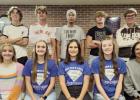 Centura High School homecoming candidates are, front row, left to right, Alaina Suntych, Taya Christensen, Hannah Penndorf, Sydney Davis, and Paige Crawford; and back row, Carter Noakes, Bosten Caspersen, Anthony Pickering, Quentin Morris, and Blake Suntych. (–courtesy photo)