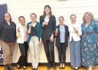 Five members of the Centura speech team qualified for the state meet at the March 18 district meet. Pictured are, left to right, assistant coach Sophie Reeves, junior Shiloh Smith, senior Hope McDonald, senior David Hadenfeldt, junior Lauren Suntych, junior Ella Simon, and coach Kris Simon. (–courtesy photo) Five members of the Centura speech team qualified for the state meet at the March 18 district meet. Pictured are, left to right, assistant coach Sophie Reeves, junior Shiloh Smith, senior Hope McDonald, senior David Hadenfeldt, junior Lauren Suntych, junior Ella Simon, and coach Kris Simon. (–courtesy photo)