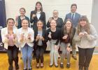 Members of the Centura speech team that competed at the recent C-1 5 District meet were, front row, left to right, Shiloh Smith, Ella Simon, Lauren Suntych, Karsyn Lemburg, Haedyn Hulme, and Regan Widholm; and back row, Hope McDonald, David Hadenfeldt, Brionna Lowe, and Mason Janda. (–courtesy photo) Members of the Centura speech team that competed at the recent C-1 5 District meet were, front row, left to right, Shiloh Smith, Ella Simon, Lauren Suntych, Karsyn Lemburg, Haedyn Hulme, and Regan Widholm; and back row, Hope McDonald, David Hadenfeldt, Brionna Lowe, and Mason Janda. (–courtesy photo)