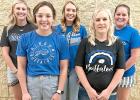 New staff at Gibbon Public School this year includes, front row, left to right, Abigail Heller and Karmynn Andrews; and back row, Tabitha Burmood, Morgan Wadkins-Meyer, and Chelsea Schl echt. (–courtesy photo)