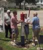 As part of the 50th anniversary of its birthday on Sunday, July 5, and the 250th anniversary of the founding of the United States the day before, the Gibbon Heritage Center hosted the excavation and opening of the Bicentennial time capsule that was buried