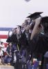 The twenty-two Gibbon graduates officially turn their tassels near the end of the ceremony on Saturday afternoon. (—photos by Steve Glenn)